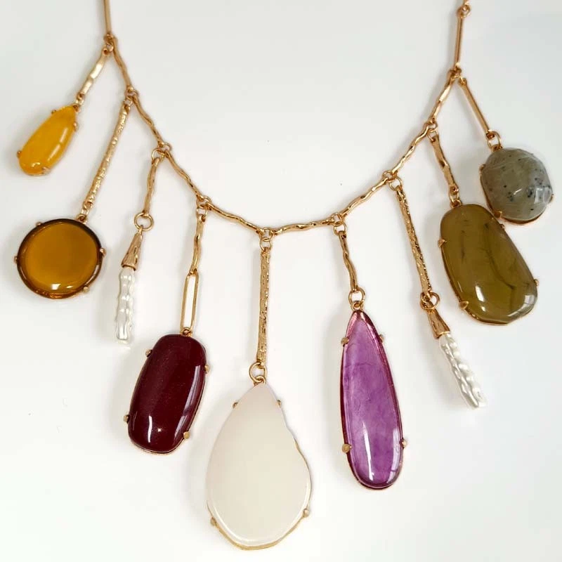 Новый 20» Zara богемное нагрудник заявление ожерелье шик женщин вечеринки отпуск ювелирных изделий подарок - Изображение 2 из 4