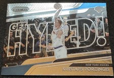 2018-19 Prizm GET HYPED! Kristaps Porzingis #3 New York Knicks