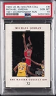 1999 UD MJ MASTER COLLECTION 1991 CHAMPIONSHIP RUN MICHAEL JORDAN #/500 PSA 10