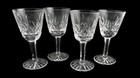 4 Waterford Crystal Cordial Glasses Clear Cut Lismore Pattern Miniature 3.75” — photo 1