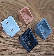 4 PCS L Brackets - ANY COLOR - 1"x1" Supported Corner 90 Degree Right Angle