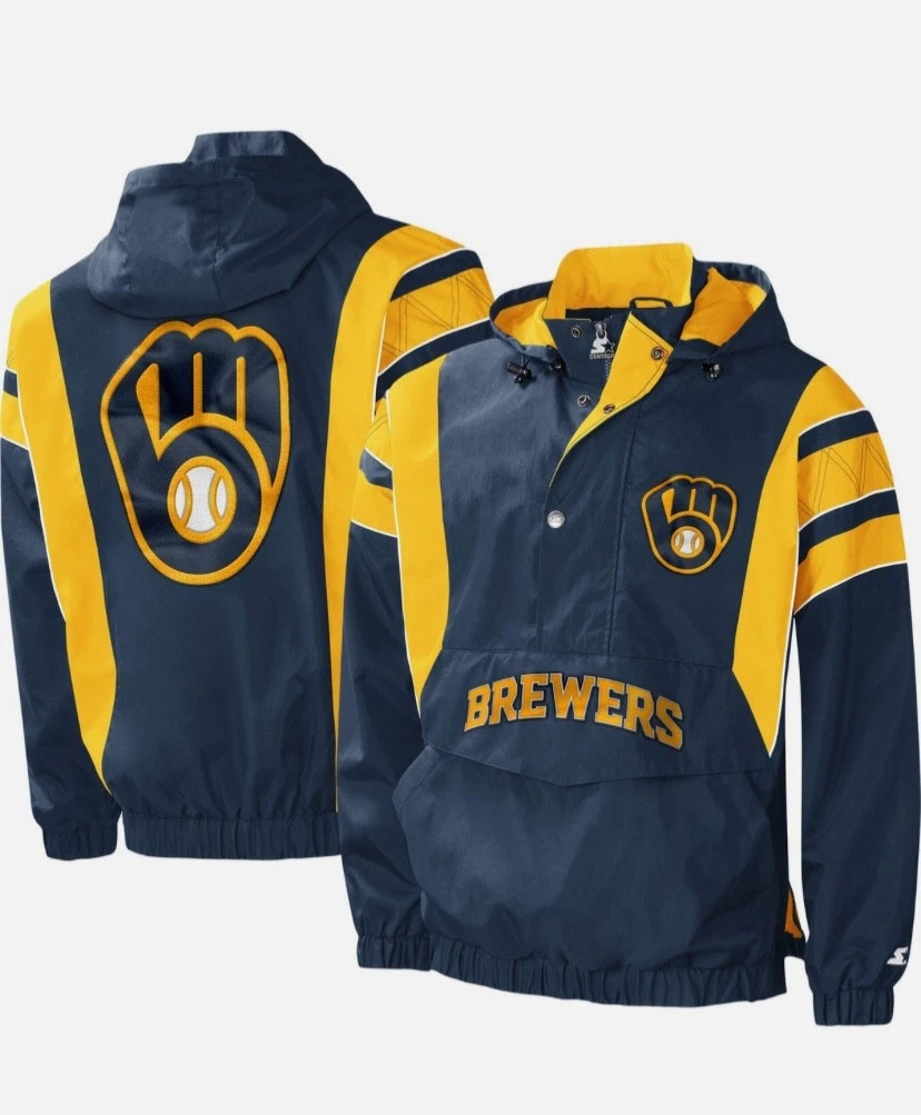 Starter Milwaukee Brewers Sports Fan Apparel & Souvenirs for sale
