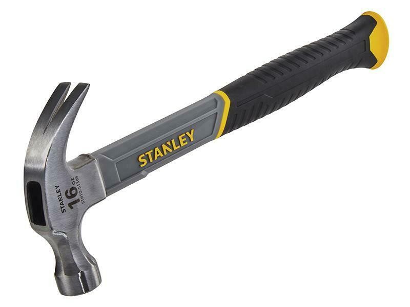 Stanley Tools Curved Claw Hammer Fibreglass Shaft 450G (16Oz) STA051309