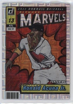 2022 Panini Donruss Marvels Vector Ronald Acuna Jr #M-4 0s2h