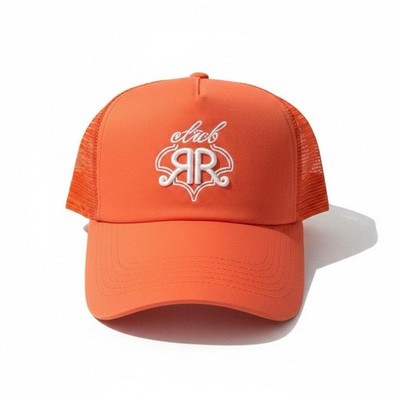 Roller Rabbit x Target Adult Embroidered Baseball Cap Orange Women Trucker Hat
