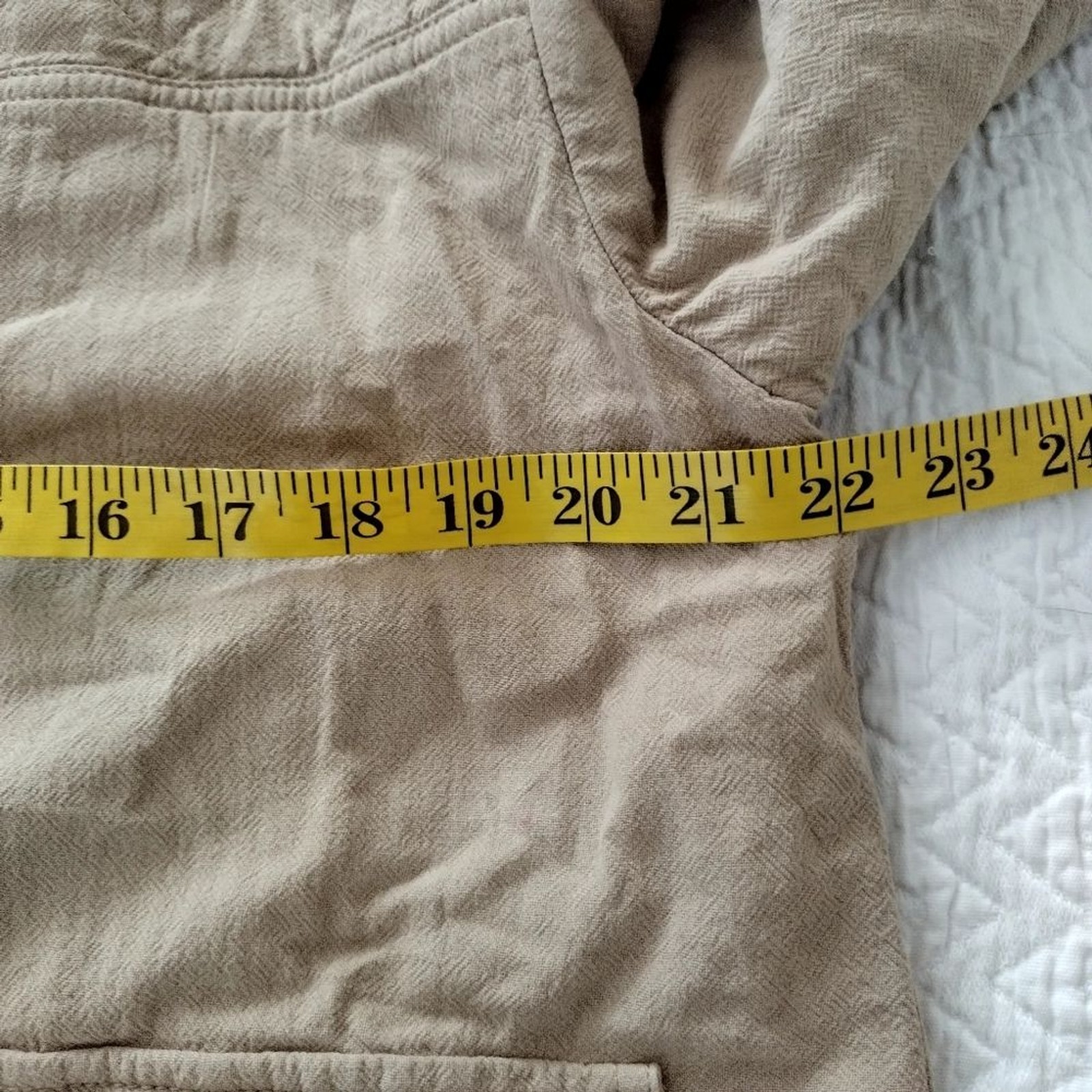 American Eagle Spec Button Down Drawstring Shaket… - image 8