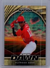 Alfredo Sena 2025 Leaf Baseball Nation 1/1 Pre Production Proof