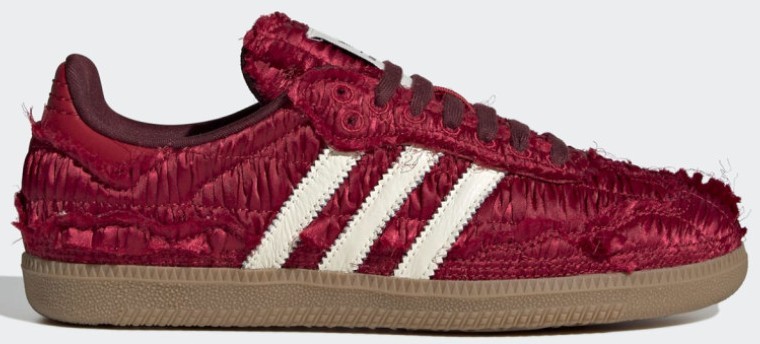 Caroline Hu x adidas Samba OG Satin Pack - Power Red for Sale