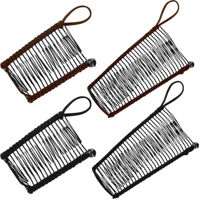 WILLBOND 4 Pcs Banana Hair Clips for Women Large Small Comb Vintage Clincher Ban
