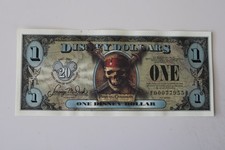 Pirates of the Caribbean Disney Dollars (1968-Now) for sale | eBay
