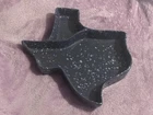 Frankoma Texas Terra Cotta Chip & Dip Bowl/Baking Dish Blue