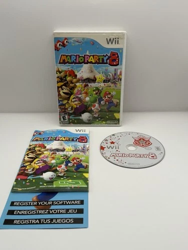 Mario Party 8 (Nintendo Wii, 2006) Complete W/Manual CiB Tested & Working
