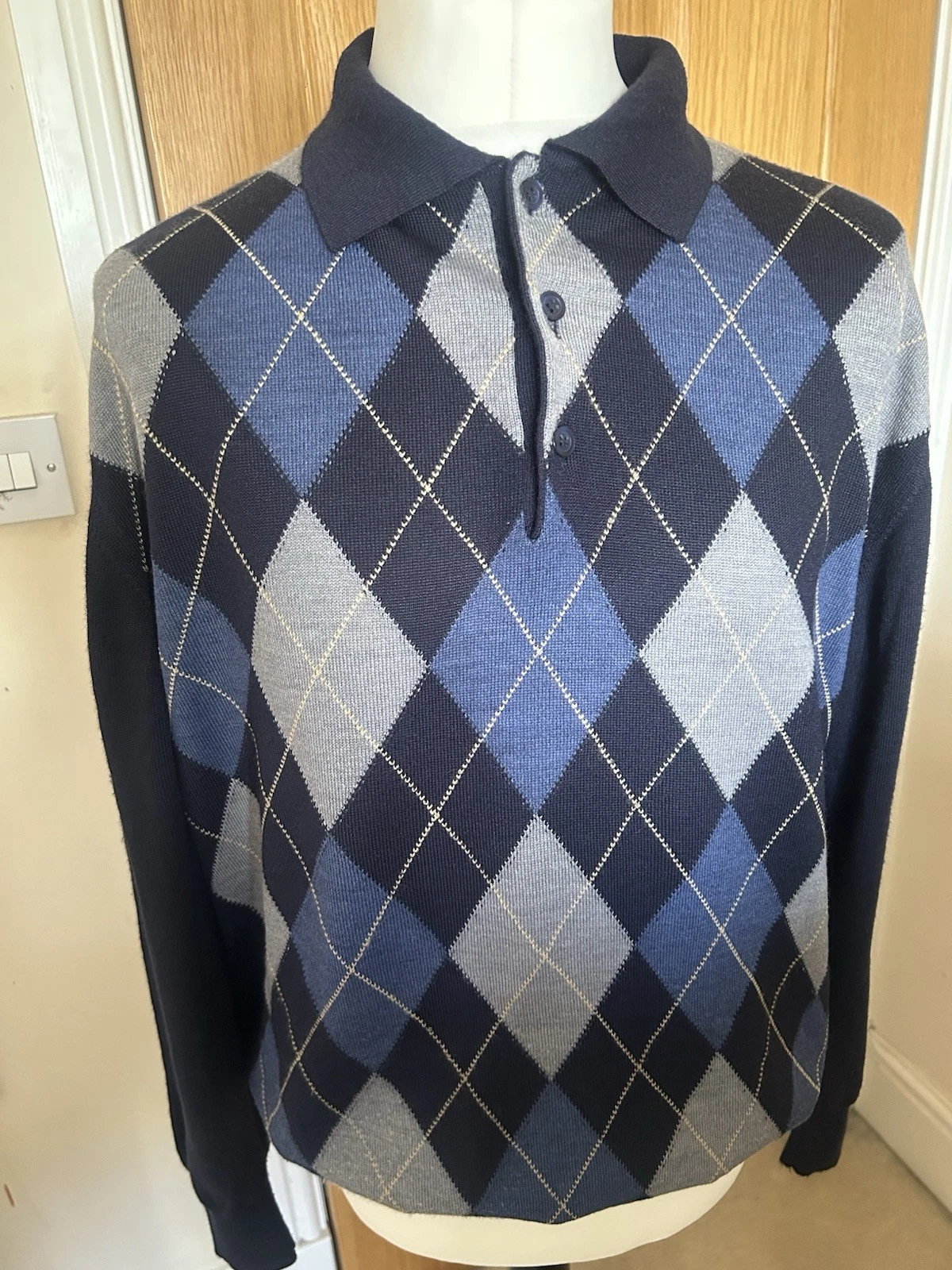 Vintage Tailor & Son Sweater Mens Extra Large Merino Wool Blend (A5)