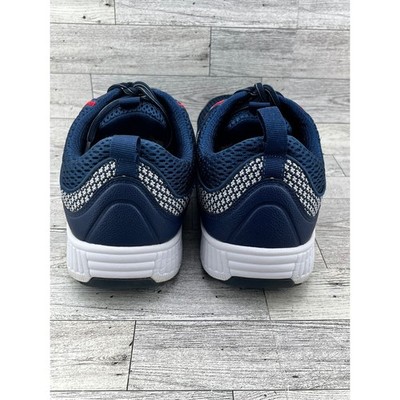Skechers Air Cooled Memory Foam Slip On Shoes Navy Blue Womens Size 9.5