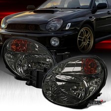 Fit 2002-2003 Subaru Impreza Outback Wrx Smoke Lens Headlights Lamps Leftright Fit 2002-2003 Subaru Impreza Outback Wrx Smoke Lens Headlights Lamps Leftright
