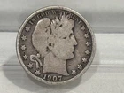 1907 O New Orleans Barber Early Half 50C Silver Half Dollar