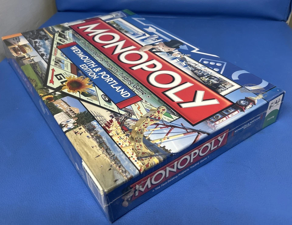 Super Rare Monopoly Weymouth & Portland Edition Hasbro 2012 Game - New Sealed - Image 4 of 4