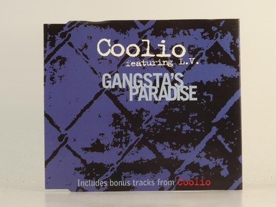 COOLIO FT L.V. GANGSTA'S PARADISE (BLUE) (H1) 4 Track CD Single including Pictur