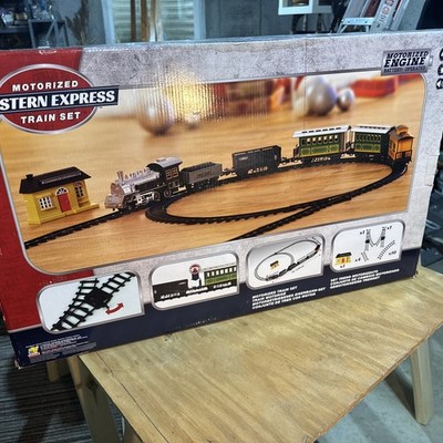 Western Express Motorized Train Set 23 Pieces New In Box | eBay
