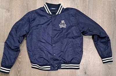 Samuel Adams Brackets & Beers  Bomber Blue Jacket  Sam Adams 23 large 