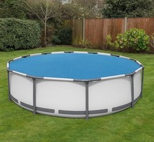 15 Ft Heavy duty Solar Pool Cover Blue 200 Micron 