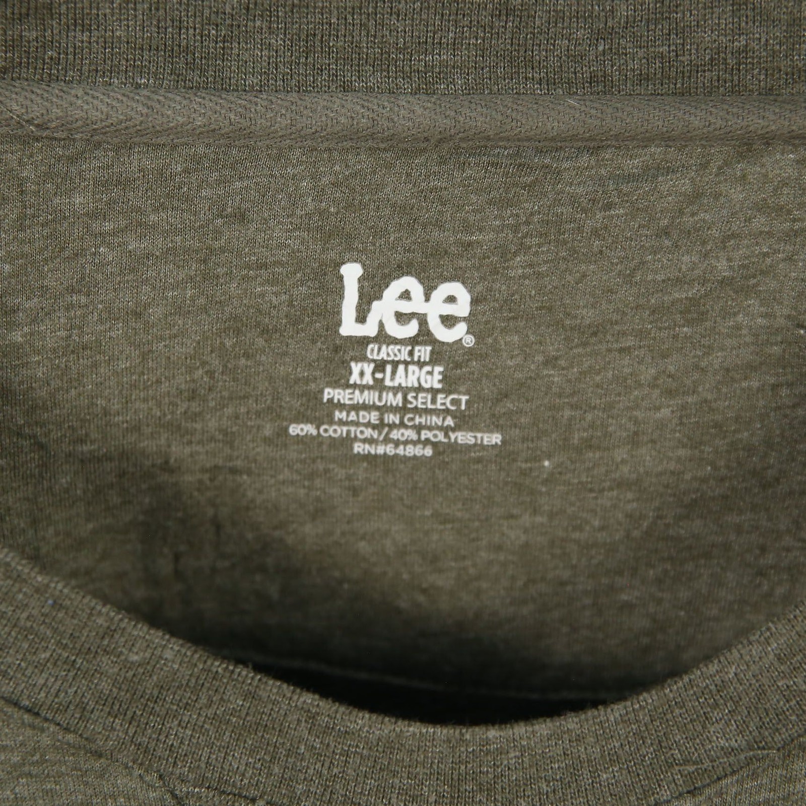 Lee Green Sweatshirt Mens 2Xl image 4