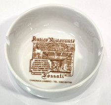 Vintage Schonwald Antico Ristorante Fossati Ashtray Canonica Lambro Italy