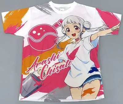 Bandai Namco Love Live Superstar Arashi Chisato Paint T Shirt White Free Size