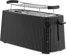 Alessi Plissé MDL15 B - Langer Doppelfach-Toaster, aus Thermoplastischem Harz