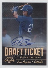2011 Playoff Contenders Draft Tickets Signatures James Baldwin #DT58 Auto 2u8