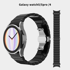 Carbon Fiber Band For Samsung Galaxy Watch 4/5/6 40/44/42/46mm 5Pro 45mm 43/47mm