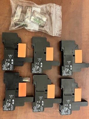 Lot of (6) RT78724 TE Connectivity Schrack Relay, 12A, 250VAC