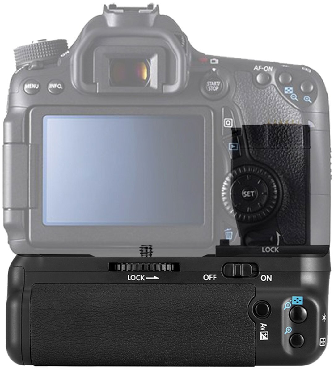 Bower Battery Grip for Canon EOS 760D/750D/IX8/T6S/T6I 636980890456 eBay