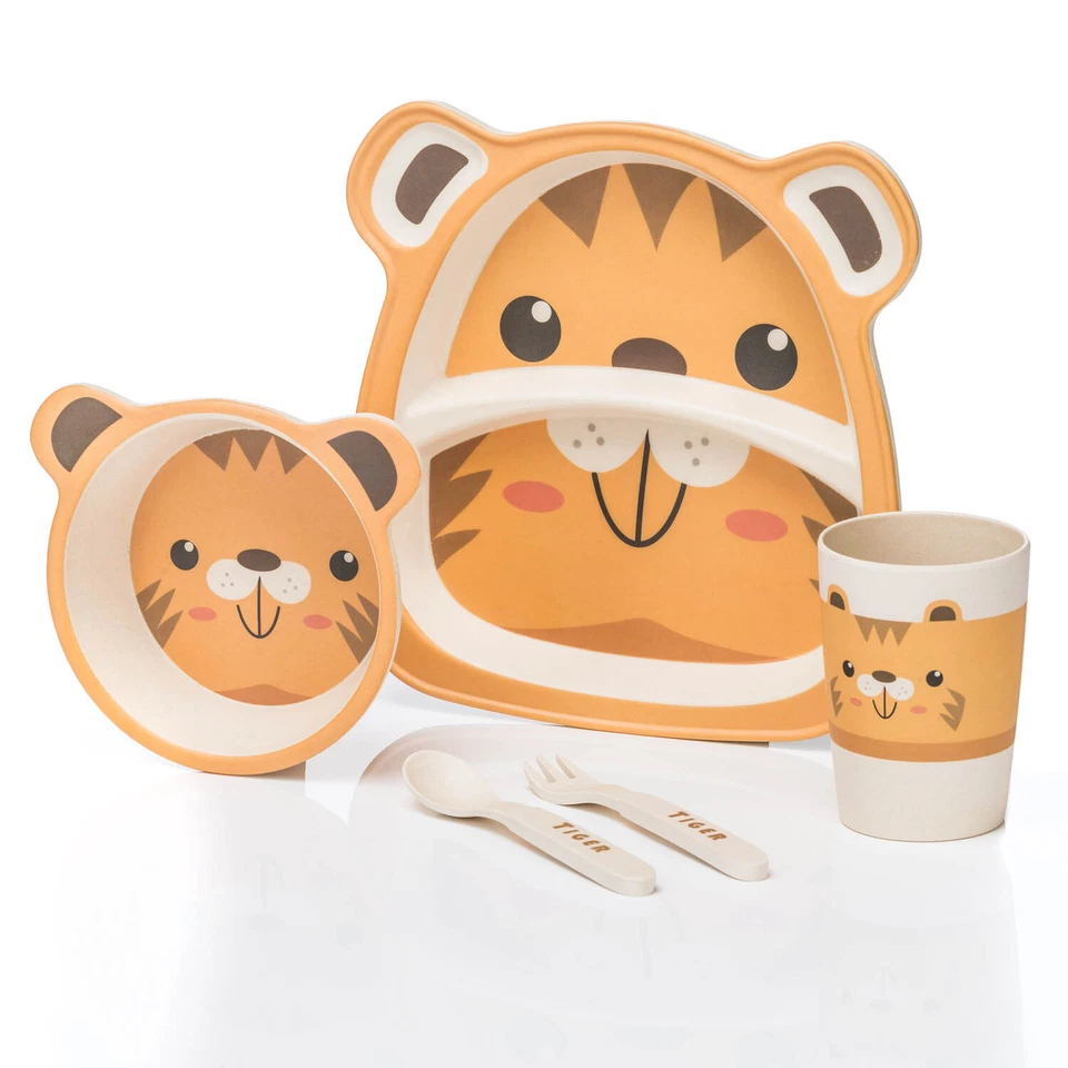 Geschirr für Kinder Kindergeschirrset - Kunststoff Kindergeschirr Set 5-teilig - Bild 3 von 4