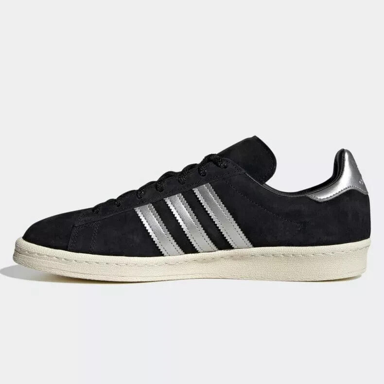 Adidas Campus 80s Men's Shoes Black Metallic Silver GX7330 | eBay