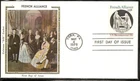 REVOLUTIONARY WAR FRENCH ALLIANCE ROCHAMBEAU 1978 COLORANO SILK CACHET FDC UNADD