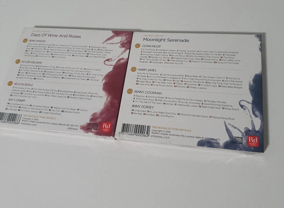 masters of melody cds readers digest moonlight serenade days of wine and roses - Image 2 of 3