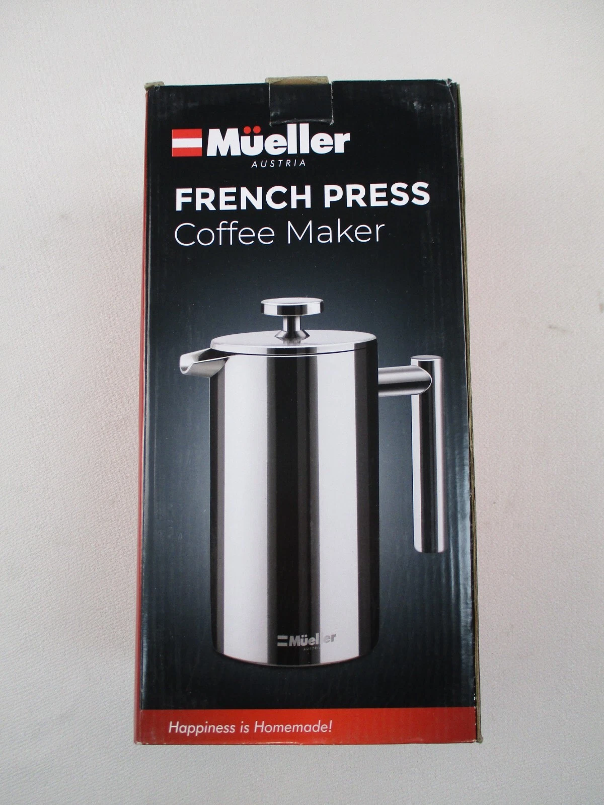 Mueller French Press Stainless Steel Coffee Maker 1L 34 OZ MU-SSHYDPRESS
Opens in a new window or ta