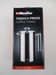 Mueller French Press Stainless Steel Coffee Maker 1L 34 OZ MU-SSHYDPRESS