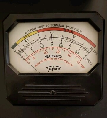 VTG Radio Panel DC 4 PIN BATTERY POST METER