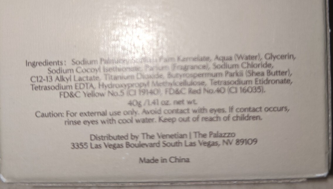 3 White Tea and Rose Aromatherapy Las Vegas Travel Size Bar