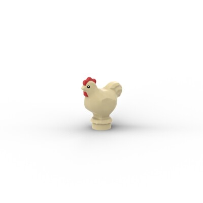 Chicken   Custom Pet and Animal for building blocks / 31310-SAND