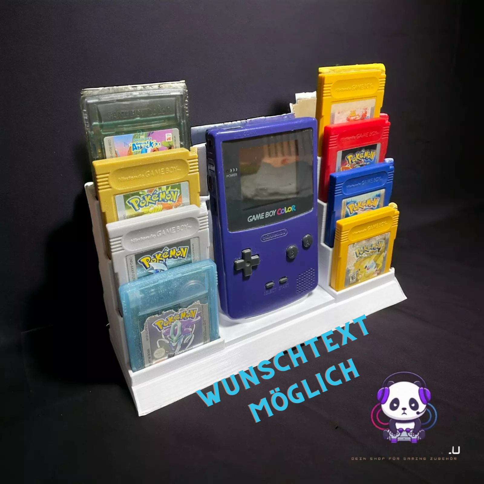 Spielehalter passend für Gameboy Color Ständer Display Präsentation GB GBC GBA