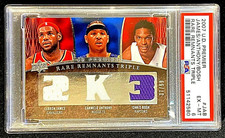 2007 PSA 6 EX/MT LEBRON JAMES CARMELO BOSH UD PREMIER RARE REMNANTS SP /99 G3587