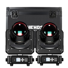 2Pcs NEW Version Sharpy 7R 230W Mini Beam Moving Head Lighting with Flightcase