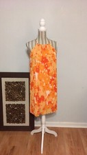 Calvin Klein Pleated Dress In Orange(mango) Size 6 Spring/summer Dress $119