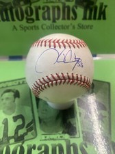 Hector Santiago Autographed Rawling Major League Baseball Los Angeles Angels A14