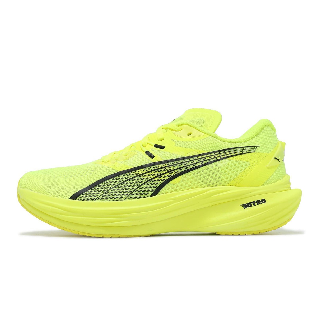 Puma Deviate Nitro 3 Yellow Alert Black Men Unisex Road