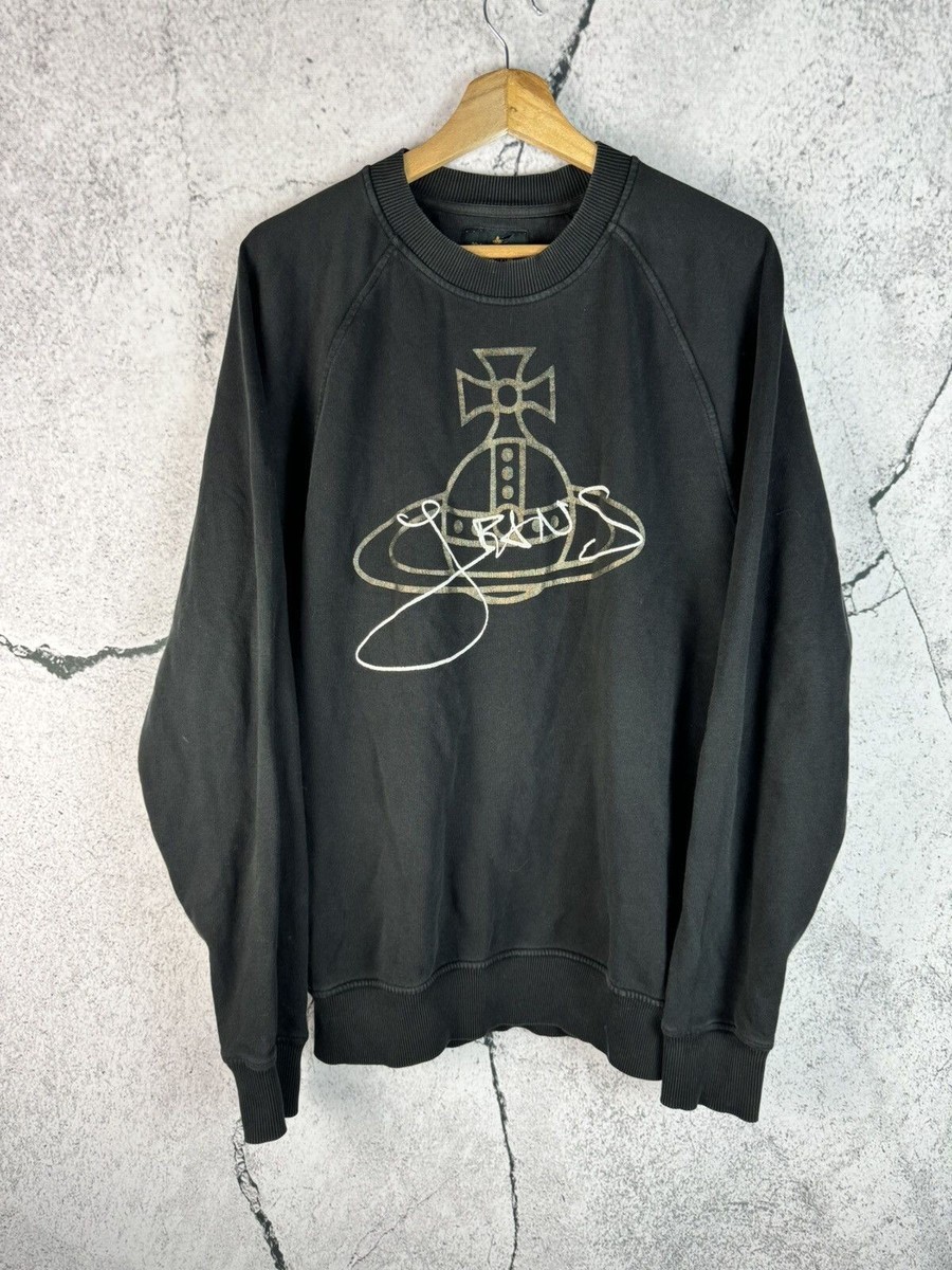 Vivienne Westwood Spray Orb Logo White Sweatshirt | eBay