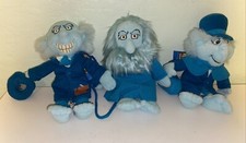 Disney Haunted Mansion Hitchhiking Ghost Set Of 3 Plush Bean Bag New old stock
